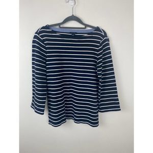 Nautica blouse size M color blue & white
